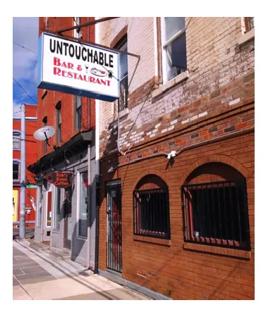Outside view of Untouchable Bar